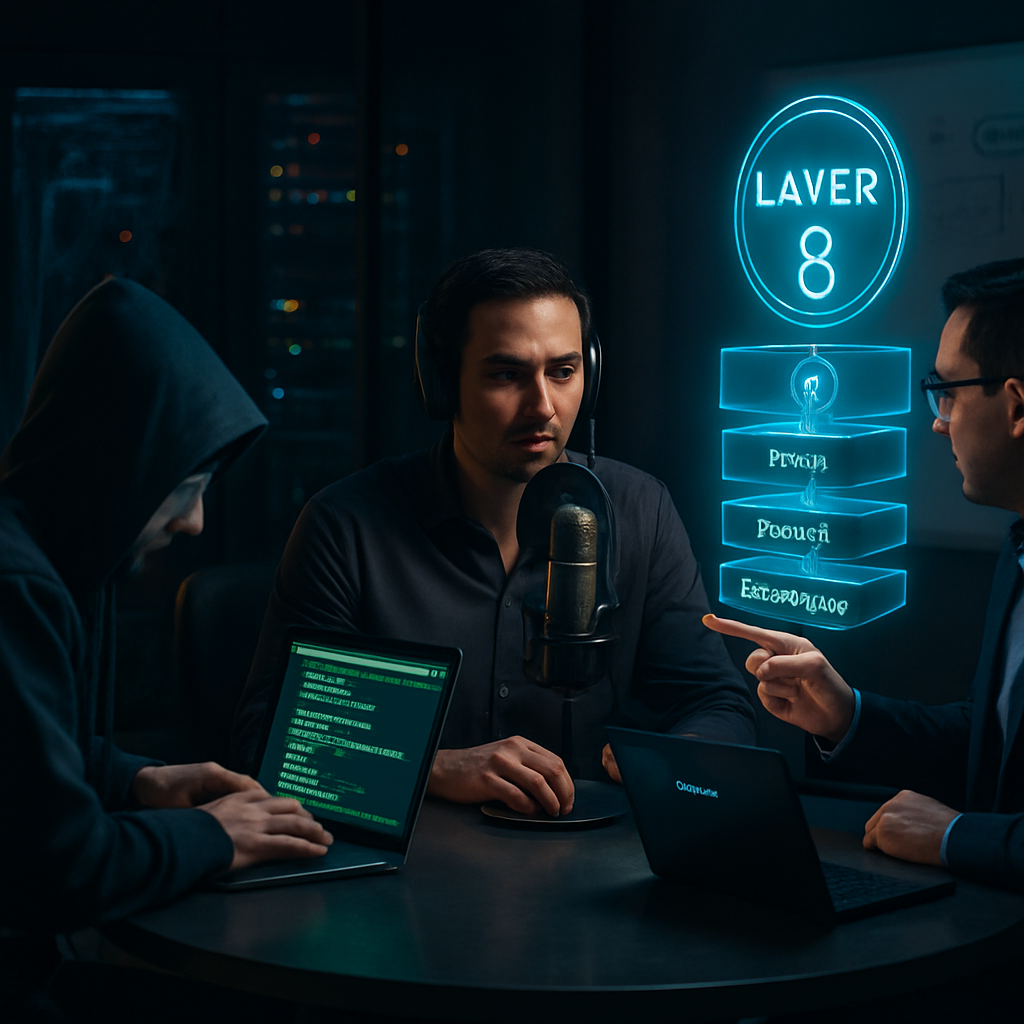 Hacking and networking visual